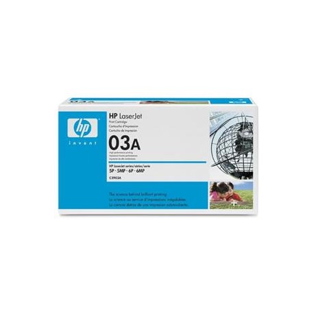 Toner Original   Hp C3903A de color Negro