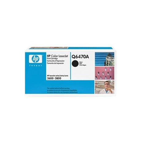 Toner Original  HP Q6470A color Negro