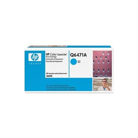 Toner Original  HP Q6471A de color CYAN