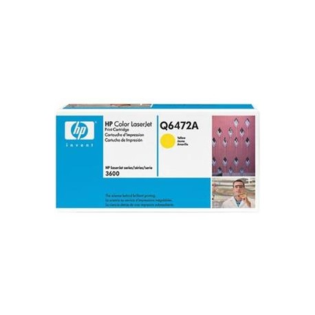 Toner Original  HP Q6472A de color Amarillo