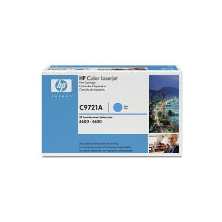 Toner Original  HP C9721A de color CYAN