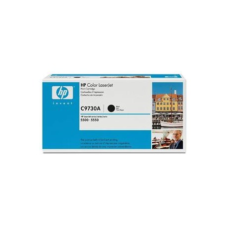 Toner Original  HP C9730A de color Negro