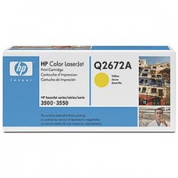 Toner Original  HP Q2672A de color Amarillo