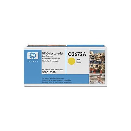 Toner Original  HP Q2672A de color Amarillo