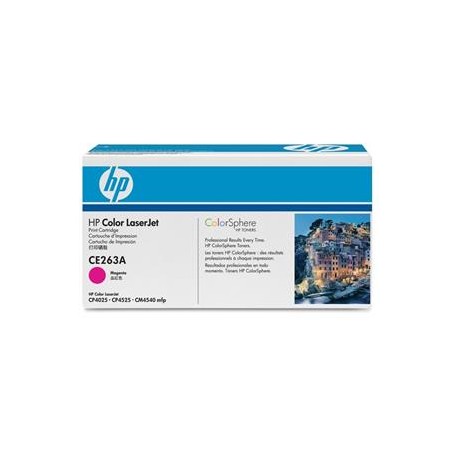 Toner Original  HP CE263A de color Magenta