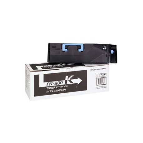 Toner Original  Kyocera TK880 de color Negro