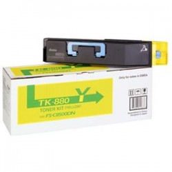 Toner Original  Kyocera TK880 de color Amarillo