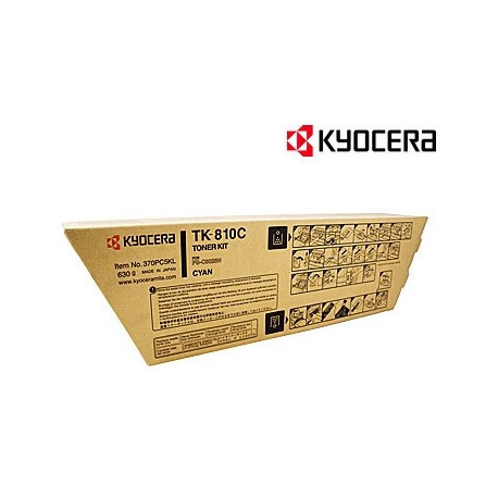 Toner Original  Kyocera  TK810  de color CYAN