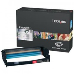 Drum Original Lexmark E260X22G de color Negro