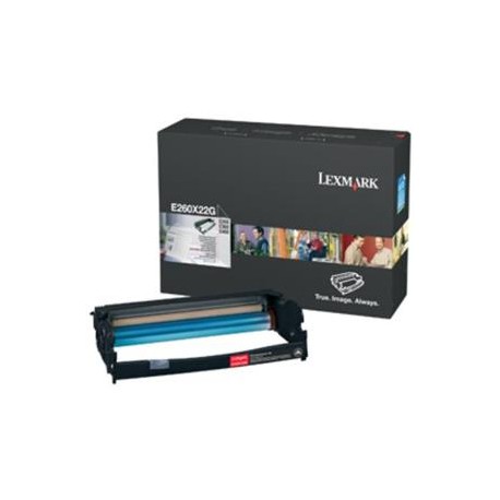 Drum Original Lexmark E260X22G de color Negro