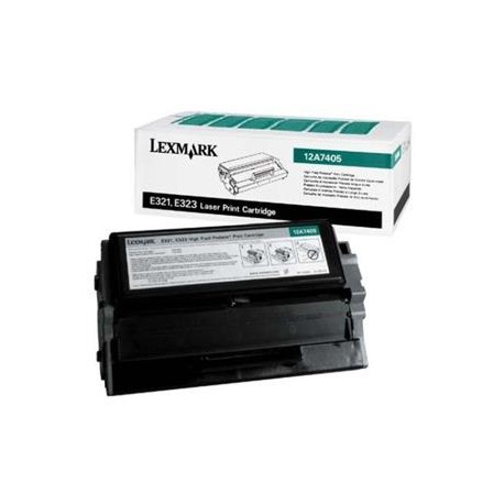 Toner Original Lexmark E321 de color Negro