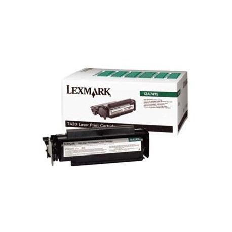 Toner Original Lexmark T420 de color Negro