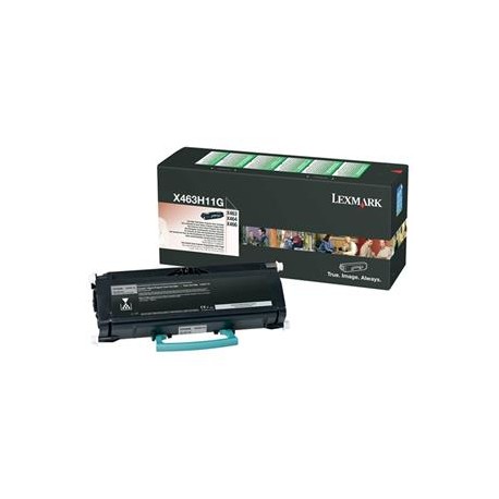 Toner  Original Lexmark X463H11G de color Negro