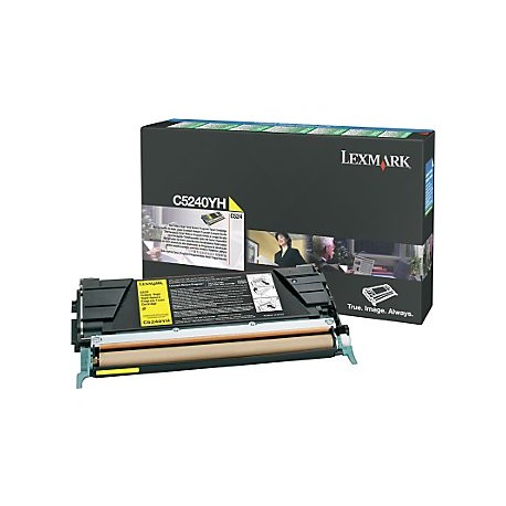 Toner Original Lexmark L524Y de color Amarillo