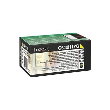 Toner Original Lexmark  540H2Y de color Amarillo