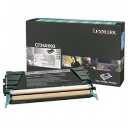 Toner Original Lexmark C734ABK  de color Negro