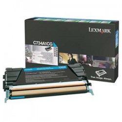 Toner Original Lexmark C734AC de color CYAN