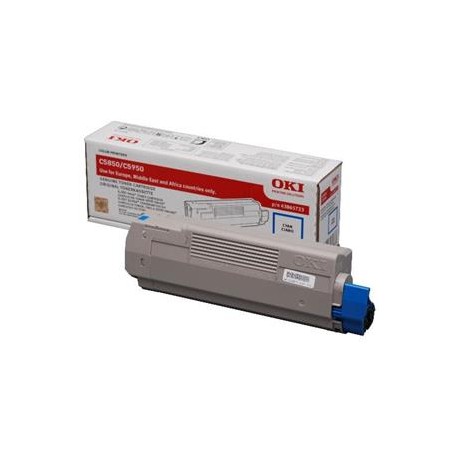 Toner Original OKI C5850C de color CYAN