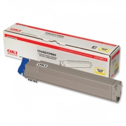 Toner Original OKI C9600Y de color Amarillo