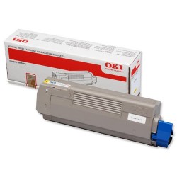 Toner Original OKI C610Y  color Amarillo