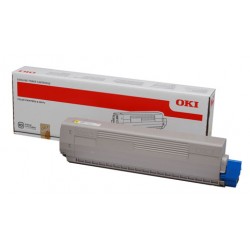 Toner Original OKI C822Y de color Amarillo