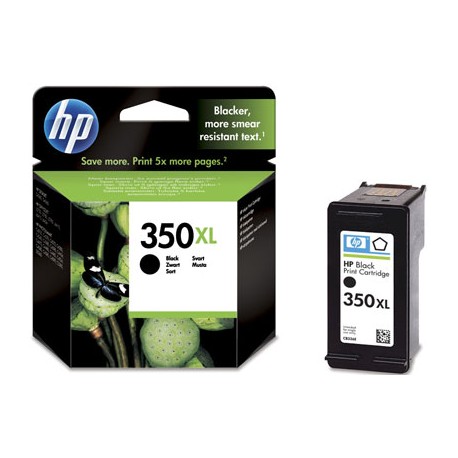 Cartucho tinta original HP 350XL Inkjet de color Negro