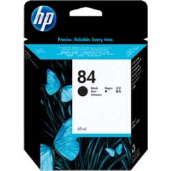 Cartucho tinta original HP 84 Ploter de color Negro