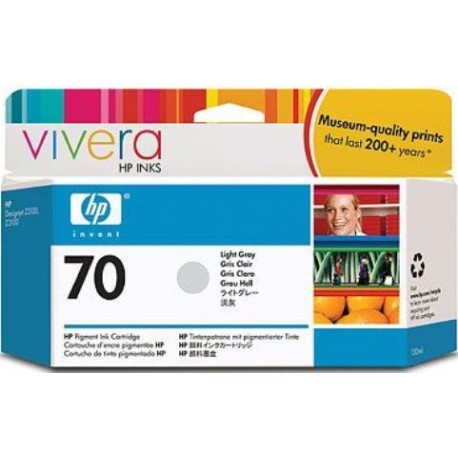 Cartucho tinta original HP 70 Ploter de color Gris