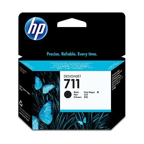 Cartucho tinta original HP 711 Ploter de color Negro