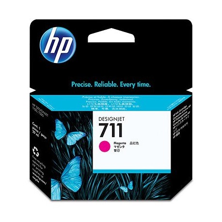 Cartucho tinta original HP 711 Ploter de color Magenta