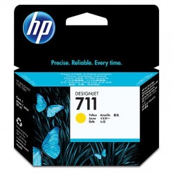 Cartucho tinta original HP 711 Ploter de color Amarillo