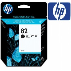 Cartucho tinta original HP 82 Ploter de color Negro