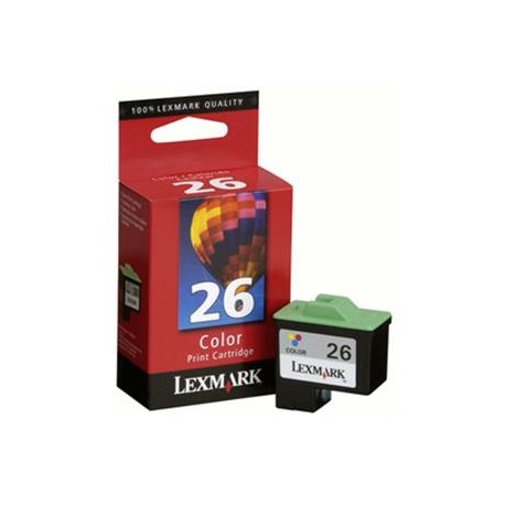 Cartucho tinta original Lexmark 26 Inkjet Color