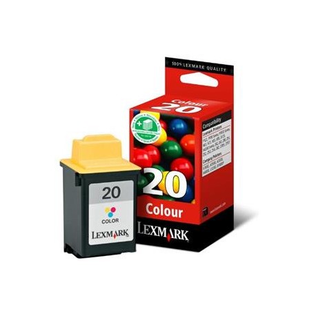 Cartucho tinta original Lexmark 20 Inkjet Color