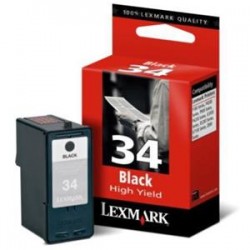 Cartucho tinta original Lexmark 34 Inkjet NEGRO