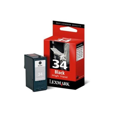 Cartucho tinta original Lexmark 34 Inkjet NEGRO