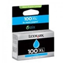 Cartucho tinta original Lexmark 100XL Inkjet CYAN