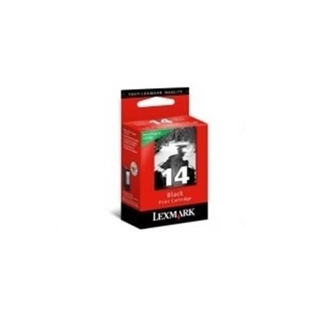 Cartucho tinta original Lexmark 14 Inkjet Negro