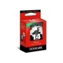 Cartucho tinta original Lexmark 14 Inkjet Negro