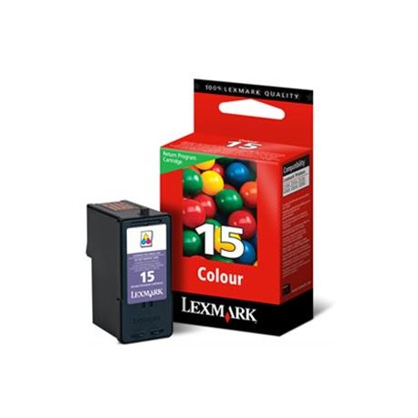Cartucho tinta original Lexmark 15 Inkjet Color