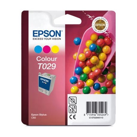 Cartucho tinta original Epson  T029 COLOR