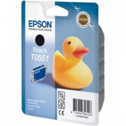 Cartucho tinta original Epson  T0551 Negro