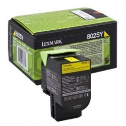 Toner Original Lexmark 80C2SY0 de color Amarillo