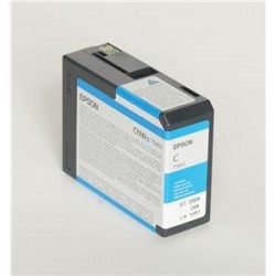 Cartucho Tinta Original Epson Ploter T5802 CYAN