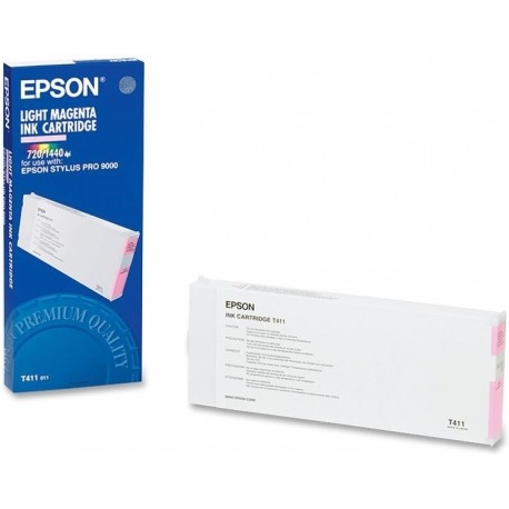 Cartucho Tinta Original Epson Ploter T411 Magenta claro