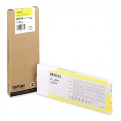 Cartucho Tinta Original Epson T6064 Ploter de color Amarillo