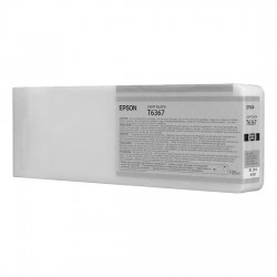 Cartucho Tinta Original Epson T6367 Ploter de color Negro claro