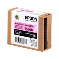 Cartucho Tinta OriginalT580B Epson Ploter de color Photo magenta