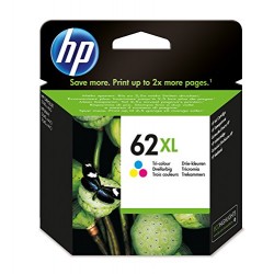 Cartucho tinta original  HP 62 XL Inkjet de color 3C