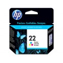 Cartucho Tinta Coriginal Hp 22 Inkjet de color Colore